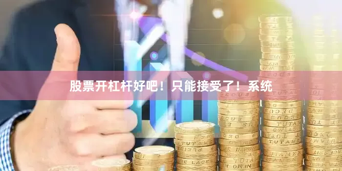 股票开杠杆好吧！只能接受了！系统