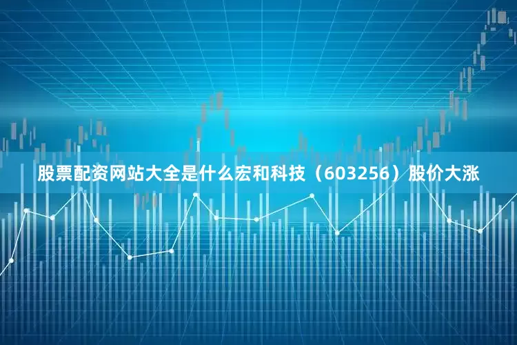 股票配资网站大全是什么宏和科技（603256）股价大涨